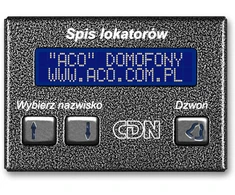 ACO CDN-230E GR Elektroninis nuomininkų sąrašas grafitas