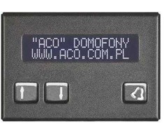 ACO CDN-230E ST Elektroninis nuomininkų sąrašas, plieno
