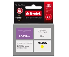 Activejet AB-427YNX Brother spausdintuvas ink cartridge, replacement for Brother LC-427YXL; Supreme; 53 ml; yellow