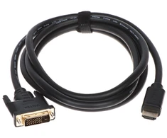 UNITEK C1271BK-2M dvikryptis kabelio adapteris HDMI – DVI 2m