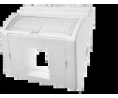 Adapteris 45x45 1xRJ45 (išgaubtas kampinis) ALANTEC