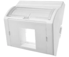 Adapteris 45x45 1xRJ45 (išgaubtas kampinis) ALANTEC