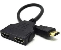 GEMBIRD DSP-2PH4-04 adapteris (HDMI M - 2x HDMI F; 0.20m; juodas)