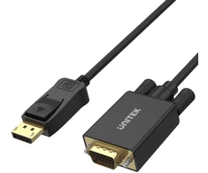 Unitek Adapteris DisplayPort na VGA, kabelis 1,8m