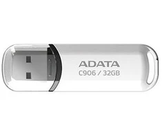 Adata USB atmintinė C906 32GB USB2.0, balta