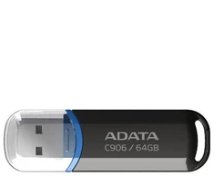 Adata USB atmintinė C906 64GB USB2.0, juoda
