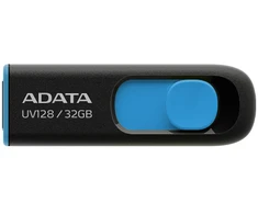 Adata Pendrive UV128 32GB USB 3.2 Gen1 juoda - mėlyna