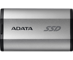 Kietasis diskas Adata SD810 išorinis 500 GB sidabrinis SSD diskas