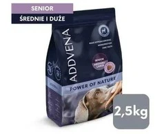 Šunų maistas - ADDVENA Power of Nature Senior Medium/Large ėriena 2.5kg