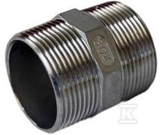 Aeon NIPEL GZ3/4" DN20, NERŪDijantis PLIENAS.