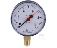 Afriso GAUGE RF100D201 PION.MET 1/2" 0-10 BAR