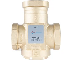 Afriso ATV 554 temperatūros vožtuvas, DN32, Rp1 1/4 ", kvs 9, 50 ° C