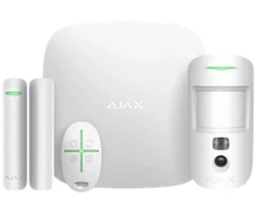 Ajax Signalizacijos rinkinys StarterKit Cam Plus Hub 2 Plus, MC, DP, SC baltas