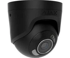 Ajax Systems Ajax Kamera HL - kupolinė (metalinė) TurretCam (5 Mp/4 mm) (8EU) - juoda