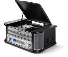 AKAI ATT-350CC - a record grotuvas with a CD and cassette grotuvas