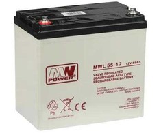 akumuliatorius 12V/55AH-MWL MW POWER