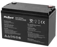 VRLA AGM Rebel 12 V 100 Ah gelio akumuliatorius