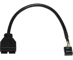 AKYGA Adapteris su kabeliu AK-CA-28 USB 19 pin m / USB 9 pin f 20cm