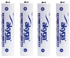 AKYGA šarminė baterija AKY1971 AAA LR03 Zn-MnO2 1,5V/1300mAh 4 vnt./blisteris