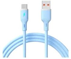 Akyga USB type C / USB A kabelis 1 m AK-USB-63 silikoninis mėlynas