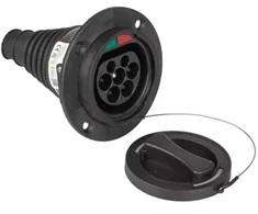 Akyga AK-SC-E26 eMobility Ladesteckdose 32 A 3phasig Type 2 No 3 0 m