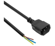 Akyga Maitinimo kabelis C14 AK-OT-10C CU 3x1mm 3m