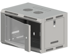 Alantec SW-9U-600-500-N-DSJ-OP-RP-B-S Prie sienos montuojama spintelė 19" 9U 600x500