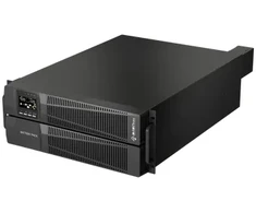 Alantec Maitinimo šaltinis awaryjny UPS Rack 6000VA/6000W, 220V/50Hz, TFT LCD sukamasis, SNMP/USB/RS232/RS485/EPO/parallel/bypass serwisowy, VRLA 16×7Ah, gniazdo baterii zewn. 3-polowe, komplektas terminali bat., 3×IEC C13, 2×IEC C19, kable USB A-B, RS232 DB9, parallel DB9 ALAN