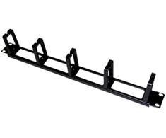 Alantec PK011 Kabelių organizatorius 1U 19" su įvorėmis