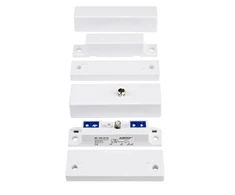 Alarmtech Polska MC 440 SU RESISTU. 2X1K OHM magnetinis nendrinis jungiklis, paviršius su įmontuotais rezistoriais, NC Alarmtech