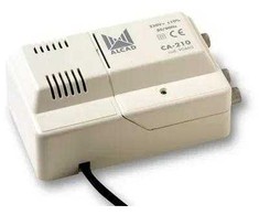 Alcad CA-210 VHF-UHF stiprintuvas, 1 įėjimo/2 išvesties kelių juostų