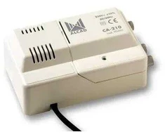 Alcad CA-210 VHF-UHF stiprintuvas, 1 įėjimo/2 išvesties kelių juostų