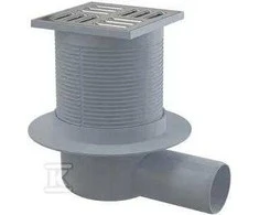 Alcadrain Trapas ALCAPLAST APV31, su NP grot., 105 x 105 mm, DN50, horizontalus