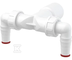 ALCADRAIN Dvipusio kelio DN40 / 32 / 17- 23 su grįžimo valva- P155Z