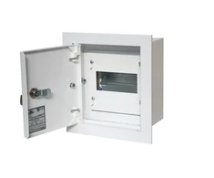Alfako Metaliniai moduliniai skirstomieji įrenginiai, įleidžiami, 1x6 moduliai, Ral 9003 A-RW0 užraktas