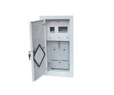 Alfako Metalinis įleidžiamas skirstomasis skydas 1 X TL 1F elektroniniam skaitikliui + 6 apsaugos, lango užraktas, RAL 9003A-RW6E