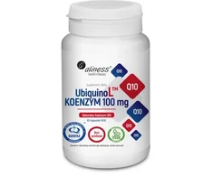 Aliness UbiquinoL™ Kaneka natūralus kofermentas 100 mg maisto papildas 60 kapsulių