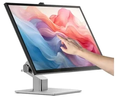 ALOGIC 32C4KPDTF kompiuterio monitorius 81,3 cm (32") 3840 x 2160 px 4K Ultra HD Lietimui jautrus ekranas Sidabrinis