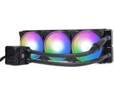 Alphacool Eisbaer Pro Aurora 360 procesoriaus „viskas viename“ skysčio aušintuvas 12 cm juodas, baltas 1 vnt.