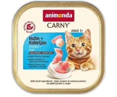 Animoda ANIMONDA CARNY karma katei kurczak,dorsz 85g