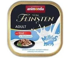 Animoda Katės Maistas - ANIMONDA Vom Feinsten Adult Milkies Jautiena Pieno Padaže 100g
