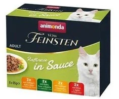 Animoda Kačių Maistas - ANIMONDA Vom Feinsten Suaugusiųjų Rafinuotumas padaže 8x85g