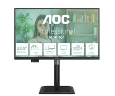 AOC 24P4CV monitorius komputerowy 60,5 cm (23.8") 1920 x 1080 px Full HD LED Juodas