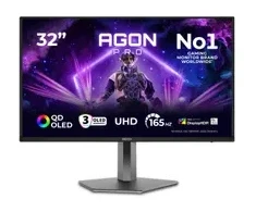 AOC 31,5 colio 3840 x 2160 QD OLED 130 mm AGON PRO QD OLED UHD 4K 31,5 colio 165 Hz HDR TB400 HDMI2.1 3xUSB 3.2