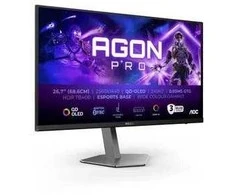 Kompiuterio monitorius AOC AGON PRO AG276QZD2 26,7" 2560 x 1440 px Quad HD QD-OLED Pilkas
