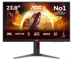AOC G4 24G4HA kompiuterio monitorius 60,5 cm (23,8 colio) 1920 x 1080 pikselių „Full HD“ LED juoda, raudona