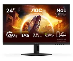 AOC G4 24G4ZRE monitorius komputerowy 60,5 cm (23.8") 1920 x 1080 px Full HD LED Juodas, Raudona