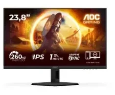 AOC G4 24G4ZRE monitorius komputerowy 60,5 cm (23.8") 1920 x 1080 px Full HD LED Juodas, Raudona