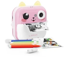 Kids’ camera LAMAX InstaKid2 Plus, pink
