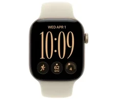 Išmanusis laikrodis Apple Watch Series 12 GPS 42mm Light Gold Aliuminio Case | Sand Sport Band - M/L